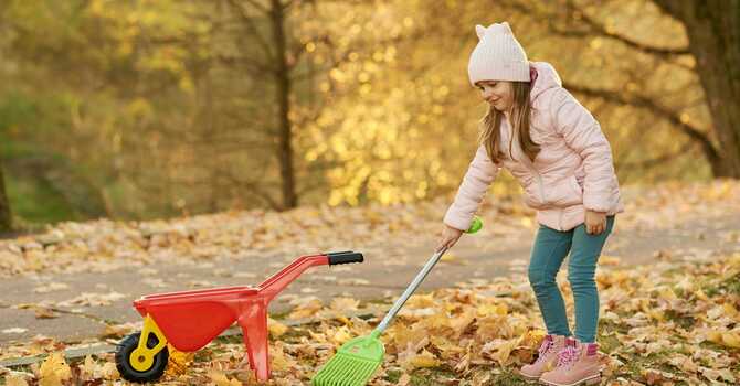 Saving Your Back While You Rake Leaves image