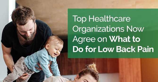 Top Healthcare Organizations Now Agree on What to Do for Low Back Pain image
